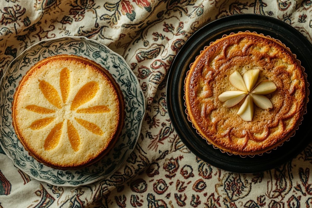 Gâteau à la semoule et aux agrumes