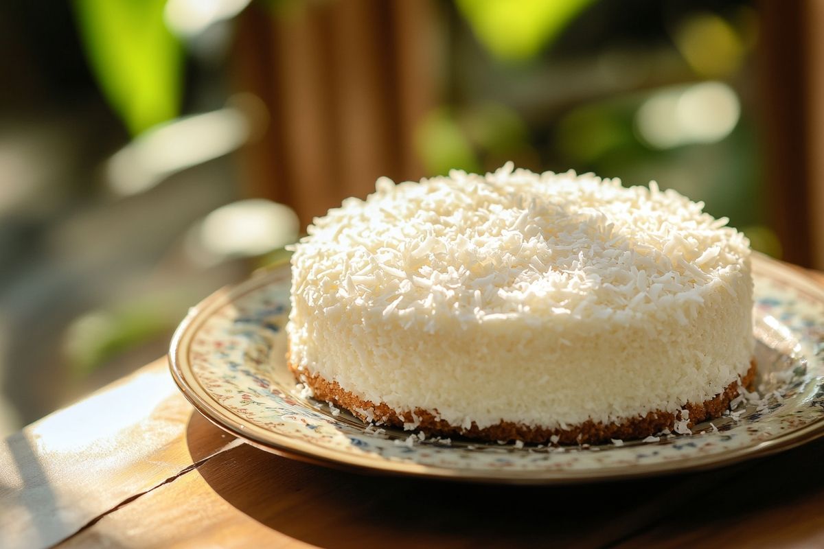 Gâteau léger à la noix de coco