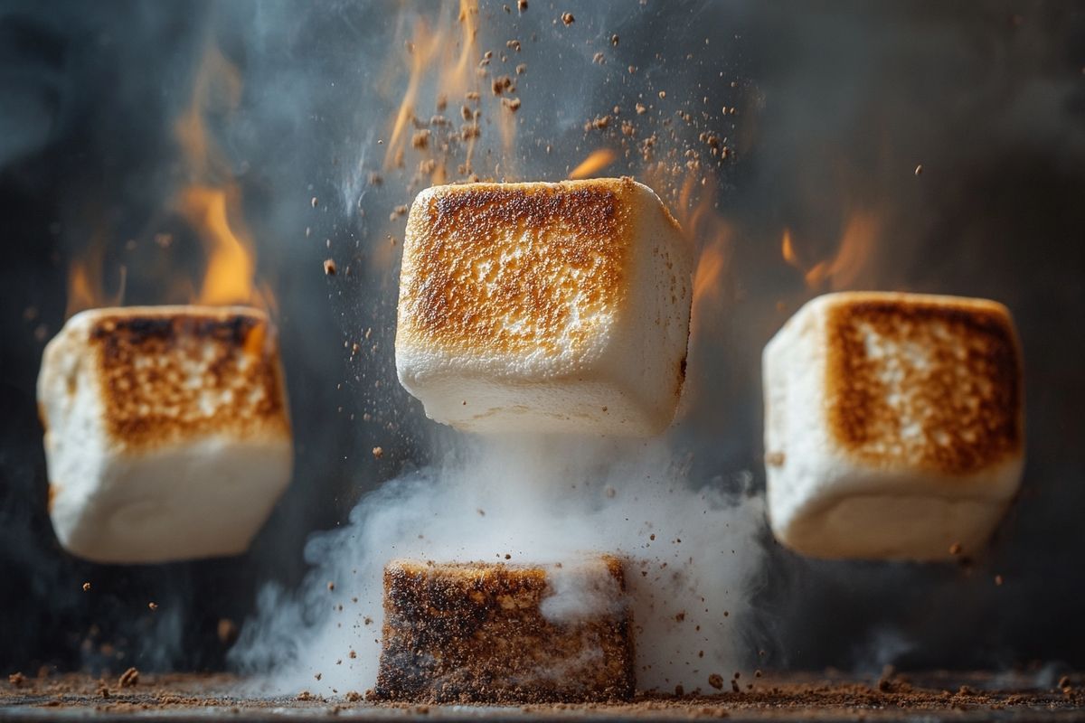 Pourquoi griller un chamallow au chalumeau de cuisine est devenu tendance